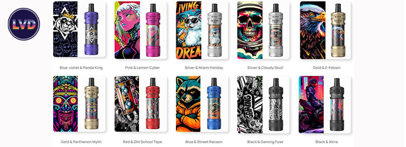 couleurs et design du Kit Magnum Nano de Aspire